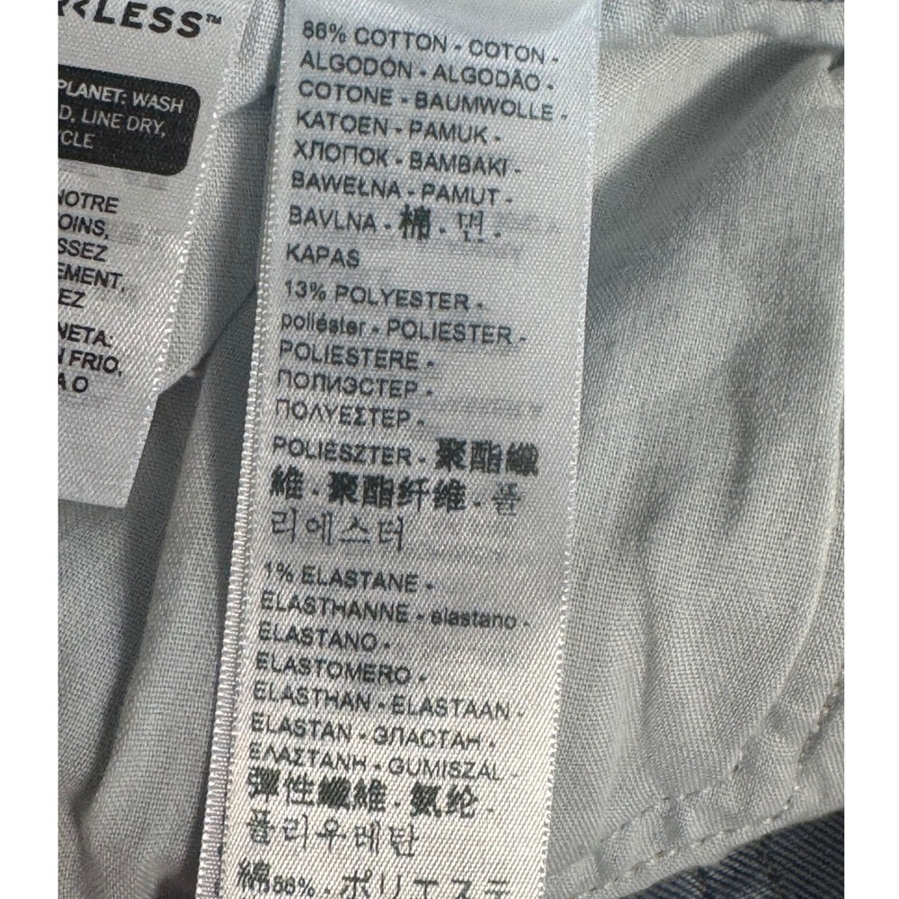 Levi's Womens Ribcage Straight Ankle Jeans High Rise Medium Wash Size 25 - Picture 7 of 11